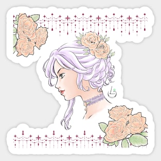 Lady Bara (Rose) Sticker